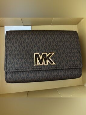 Michael Kors Dark Brown Crossbody Bag